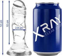 XRAY CLEAR COCK 12CM X 2.6CM
