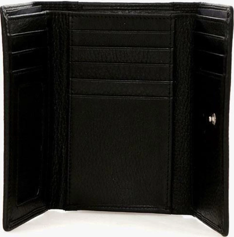 Δερμάτινο Γυναικείο Πορτοφόλι (517-4920-black)