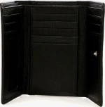 Δερμάτινο Γυναικείο Πορτοφόλι (517-4920-black)