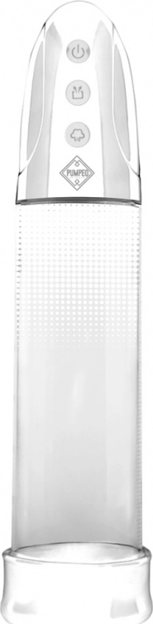 Shots Pumped Automatic Rechargeable Luv Pump Transparent 20cm