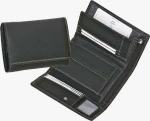 Δερμάτινο Γυναικείο Πορτοφόλι (516-33-black)
