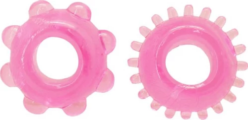 Toyz4lovers Timeless Flexible Cock Rings Pink