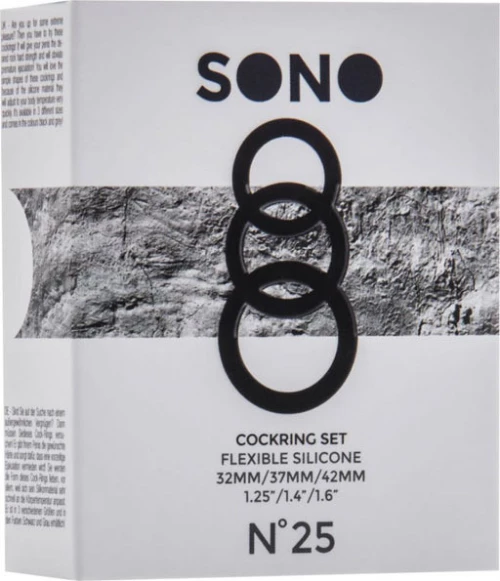 Shots Sono No.25 Cockring Set Black