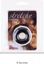 Δαχτυλίδι πέους Stretchy μαύρο