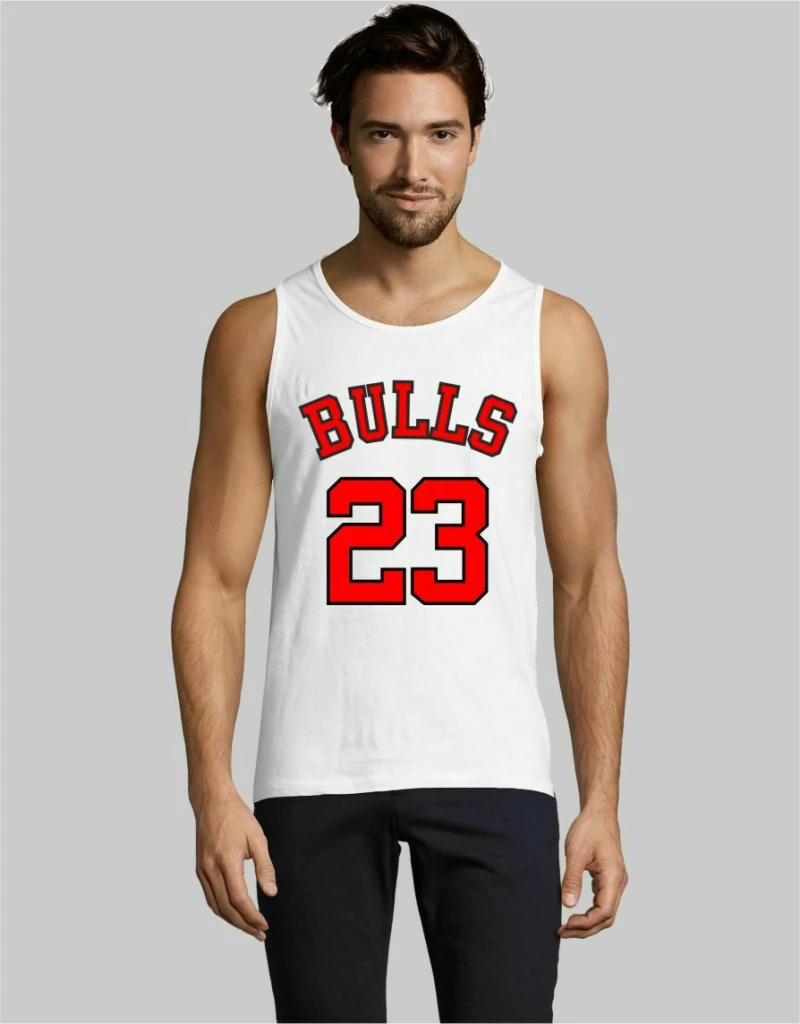 Bulls Jordan αμάνικο (Replica) - BLACK