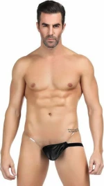 Assymetric Black Jockstrap