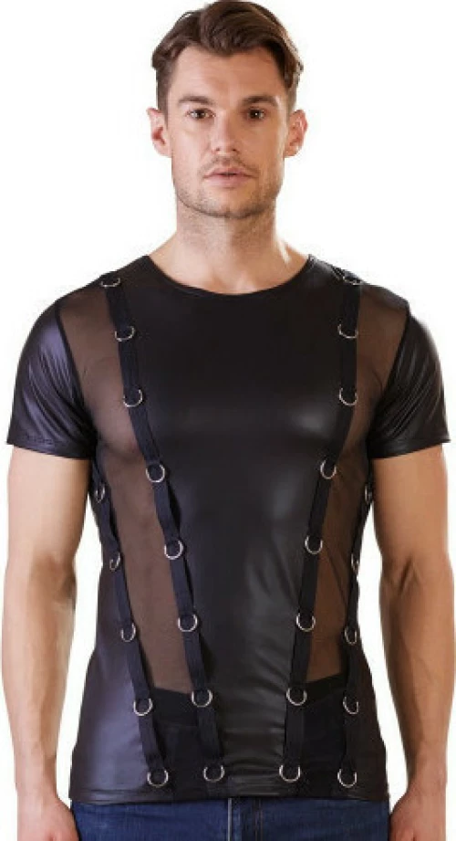Wetlook Shirt With Translucent Bet