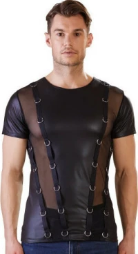 Wetlook Shirt With Translucent Bet