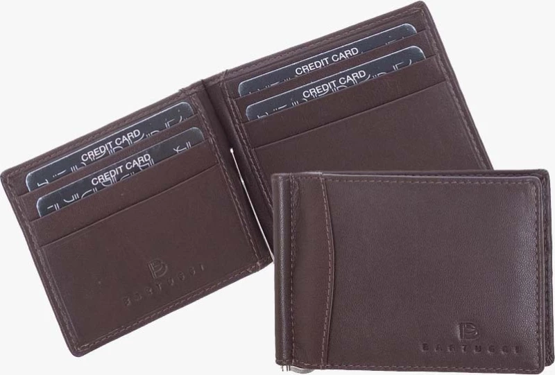 Πορτοφόλι με έλασμα (521-106-brown)