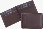Πορτοφόλι με έλασμα (521-106-brown)