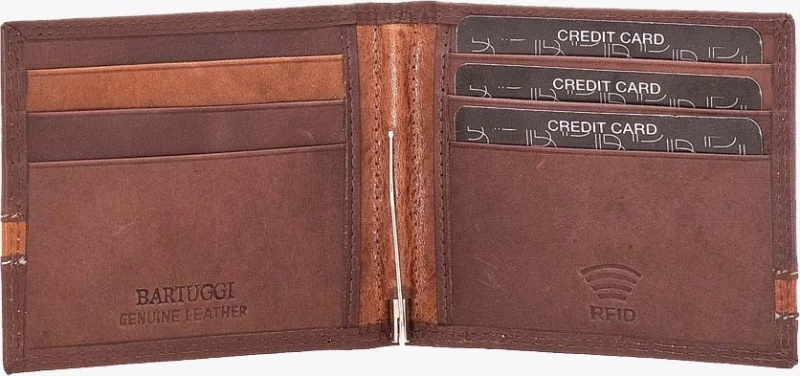 Ανδρικό Πορτοφόλι με έλασμα (520-5304-brown)