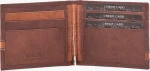 Ανδρικό Πορτοφόλι με έλασμα (520-5304-brown)