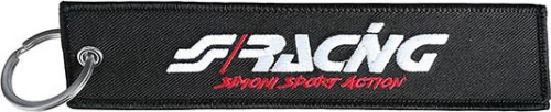 Simoni Racing Μπρελοκ Κλειδιων Remove Before Drive Μαυρο Υφασμα