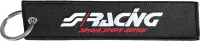 Simoni Racing Μπρελοκ Κλειδιων Remove Before Drive Μαυρο Υφασμα