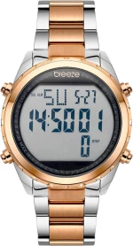 BREEZE TechnoPop 711091.4 Chronograph Two Tone Stainless Steel Bracelet