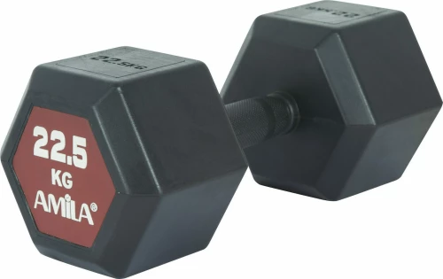 Αλτηράκι Amila εξάγωνο 22,5kg / Μαύρο - 22,5 kg / EL-90596_1_109