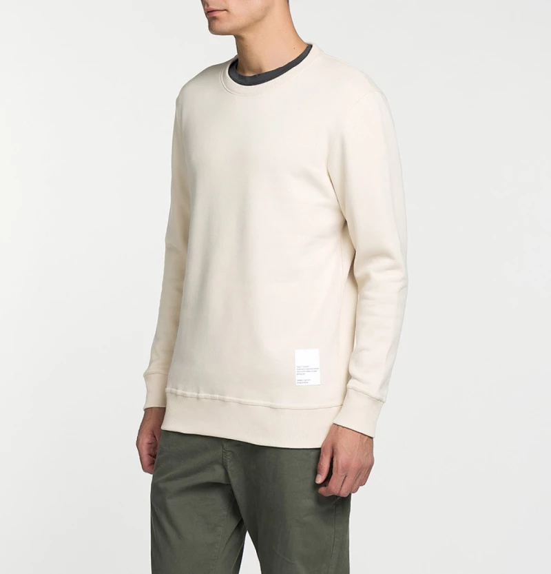 Logomania Crew Neck Sweatshirt Cream