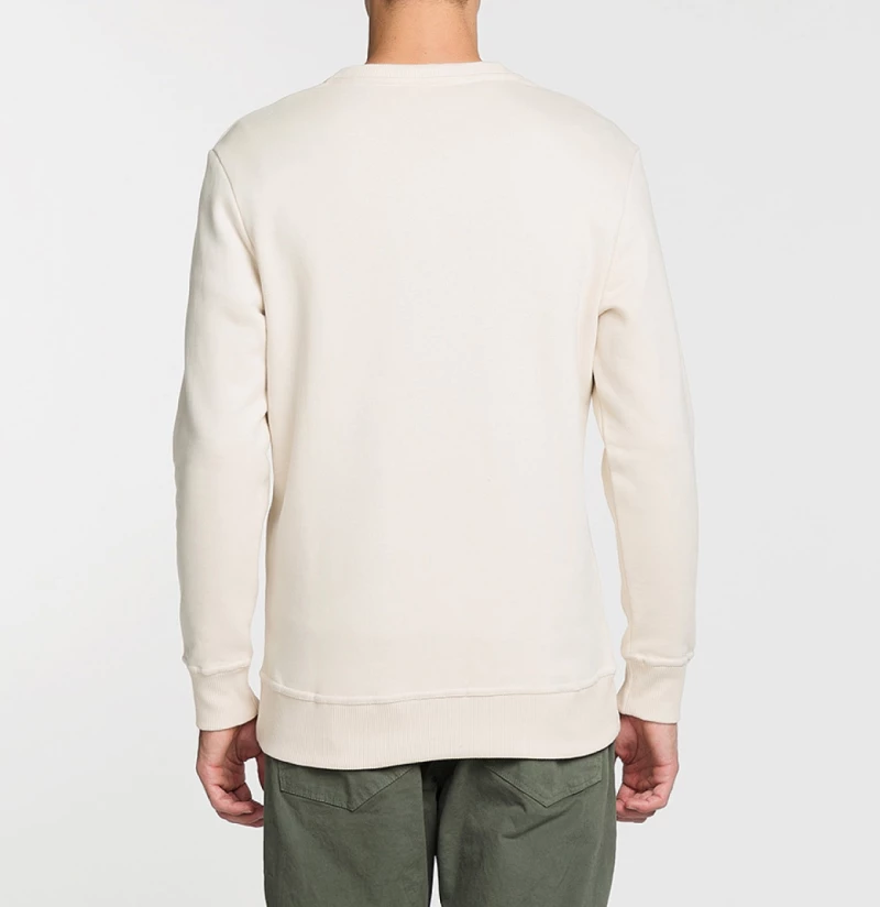 Logomania Crew Neck Sweatshirt Cream