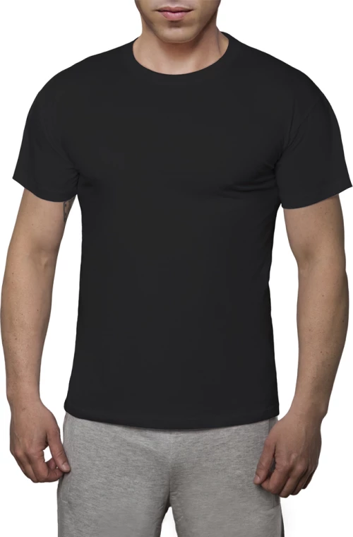 Walk ανδρικό βαμβακερό T-Shirt W1915-BLACK