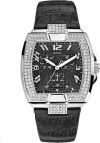 Guess Multi-function Stainless Steel Leather Strap Women's Watch - W14515L1