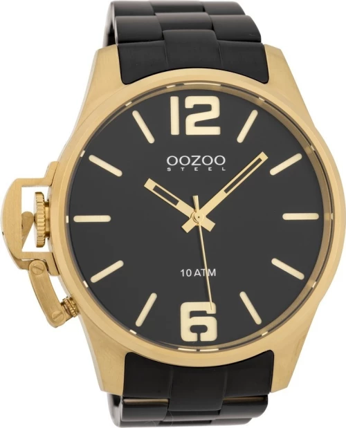Oozoo Steel Osgr06 Black Stainless Steel Bracelet