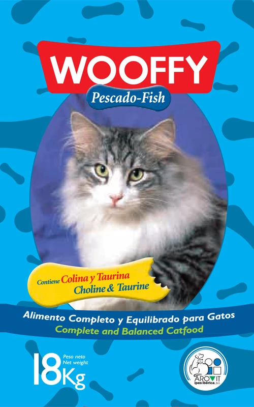 Wooffy Cat Pescado 18kg