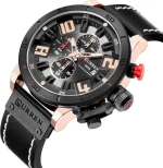Ανδρικό Ρολόι Curren 8312 με χρονογράφους Black