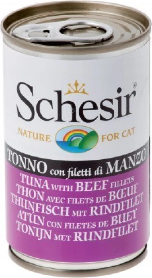 Schesir Nature for Cat Τόνος / Βοδινό 140gr