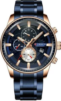 Ανδρικό Ρολόι Curren 8362 με χρονογράφους Blue