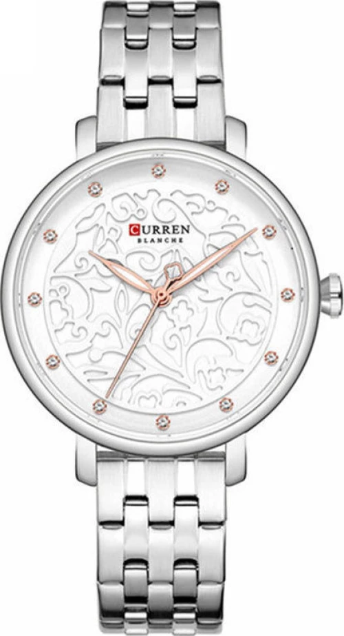 Curren 9046 Silver White