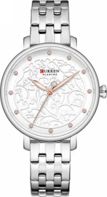 Curren 9046 Silver White