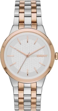 Dkny Dkny Γυναικείο Ρολόι Με Δίχρωμο Μπρασελέ Ny2464