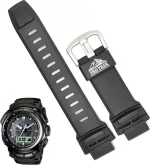 Casio Καουτσούκ Λουράκι Μαύρο