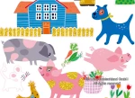 Avenir Sticker Pocket Farm