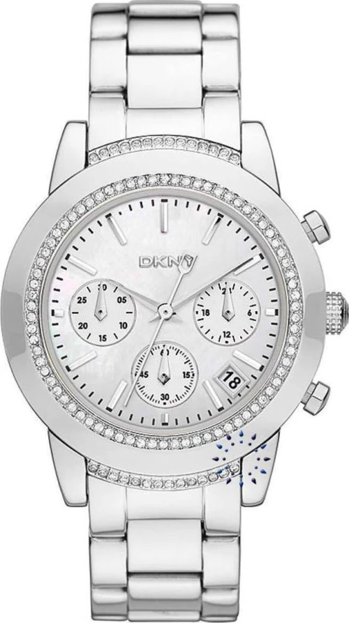 DKNY Chronograph Crystal Stainless Steel Bracelet NY8587