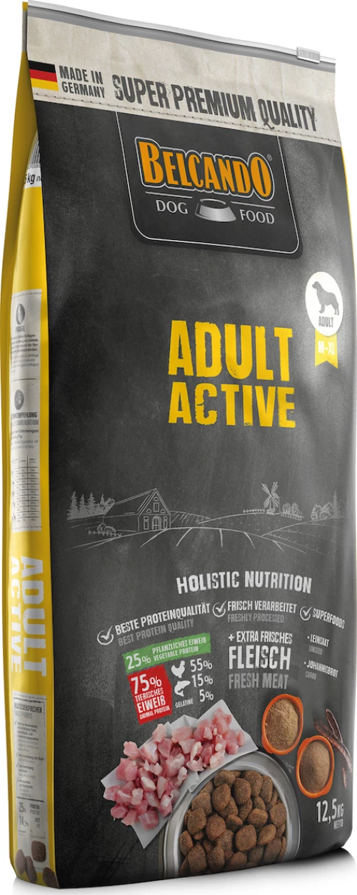 Belcando Adult Active M-XL 12.5kg+2kg