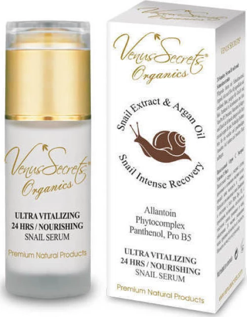 Venus Secrets Snail Extract & Argan Oil Ultra Vitalizing 24hrs Nourishing Serum 40ml