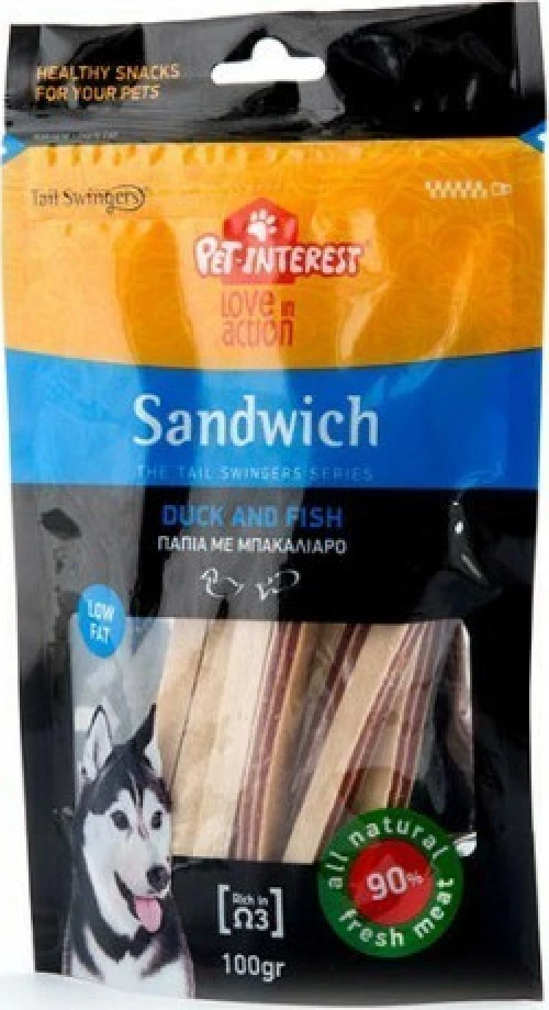 Naturest Sandwich Πάπια & Ψάρι 100gr