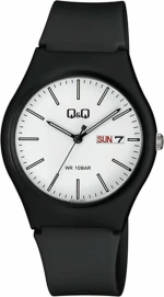 Q&Q A212J001Y Black Plastic Strap