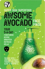 W7 Cosmetics Super Skin Superfood Awesome Avocado Face Mask 18gr
