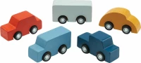 Plan Toys Σετ Αυτοκινητάκια Πολύχρωμα