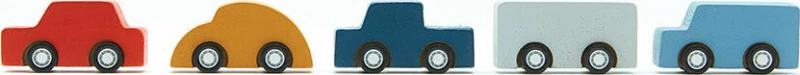 Plan Toys Σετ Αυτοκινητάκια Πολύχρωμα