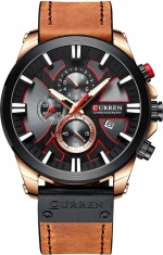 Ανδρικό Ρολόι Curren 8346 με Xρονογράφους Rose gold /brown