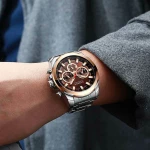 Ανδρικό Ρολόι Curren 8361 με χρονογράφους Silver-Brown