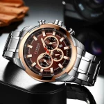 Ανδρικό Ρολόι Curren 8361 με χρονογράφους Silver-Brown