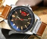 Curren 8284 Brown Silver