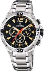 Ανδρικό Ρολόι Festina Αδιάβροχο Χρονογράφος F20522-5
