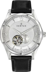 Certus 611159 Mens Automatic Black Leather Strap