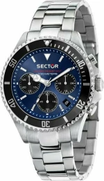 SECTOR 230 Chronograph Silver Stainless Steel Bracelet