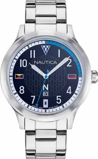 Nautica N83 Crissy Field Napcfs907 Silver Stainless Steel Bracelet